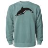 Unisex Midweight Pigment-Dyed Crewneck Sweatshirt Thumbnail