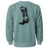 Unisex Midweight Pigment-Dyed Crewneck Sweatshirt Thumbnail