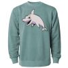 Unisex Midweight Pigment-Dyed Crewneck Sweatshirt Thumbnail