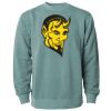 Unisex Midweight Pigment-Dyed Crewneck Sweatshirt Thumbnail