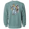 Unisex Midweight Pigment-Dyed Crewneck Sweatshirt Thumbnail