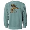 Unisex Midweight Pigment-Dyed Crewneck Sweatshirt Thumbnail