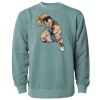 Unisex Midweight Pigment-Dyed Crewneck Sweatshirt Thumbnail