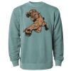 Unisex Midweight Pigment-Dyed Crewneck Sweatshirt Thumbnail