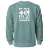 Unisex Midweight Pigment-Dyed Crewneck Sweatshirt Thumbnail