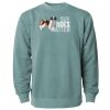 Unisex Midweight Pigment-Dyed Crewneck Sweatshirt Thumbnail