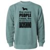 Unisex Midweight Pigment-Dyed Crewneck Sweatshirt Thumbnail