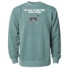 Unisex Midweight Pigment-Dyed Crewneck Sweatshirt Thumbnail