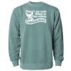 Unisex Midweight Pigment-Dyed Crewneck Sweatshirt Thumbnail