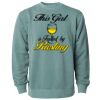 Unisex Midweight Pigment-Dyed Crewneck Sweatshirt Thumbnail