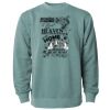 Unisex Midweight Pigment-Dyed Crewneck Sweatshirt Thumbnail