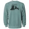 Unisex Midweight Pigment-Dyed Crewneck Sweatshirt Thumbnail