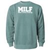 Unisex Midweight Pigment-Dyed Crewneck Sweatshirt Thumbnail