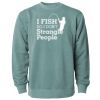 Unisex Midweight Pigment-Dyed Crewneck Sweatshirt Thumbnail