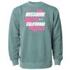 Unisex Midweight Pigment-Dyed Crewneck Sweatshirt Thumbnail