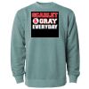 Unisex Midweight Pigment-Dyed Crewneck Sweatshirt Thumbnail