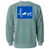 Unisex Midweight Pigment-Dyed Crewneck Sweatshirt Thumbnail