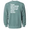 Unisex Midweight Pigment-Dyed Crewneck Sweatshirt Thumbnail