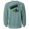 Unisex Midweight Pigment-Dyed Crewneck Sweatshirt Thumbnail