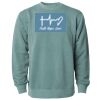 Unisex Midweight Pigment-Dyed Crewneck Sweatshirt Thumbnail