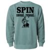 Unisex Midweight Pigment-Dyed Crewneck Sweatshirt Thumbnail