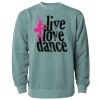 Unisex Midweight Pigment-Dyed Crewneck Sweatshirt Thumbnail