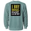 Unisex Midweight Pigment-Dyed Crewneck Sweatshirt Thumbnail