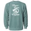 Unisex Midweight Pigment-Dyed Crewneck Sweatshirt Thumbnail