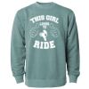 Unisex Midweight Pigment-Dyed Crewneck Sweatshirt Thumbnail