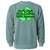 Unisex Midweight Pigment-Dyed Crewneck Sweatshirt Thumbnail