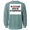 Unisex Midweight Pigment-Dyed Crewneck Sweatshirt Thumbnail