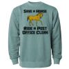 Unisex Midweight Pigment-Dyed Crewneck Sweatshirt Thumbnail