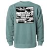 Unisex Midweight Pigment-Dyed Crewneck Sweatshirt Thumbnail