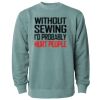 Unisex Midweight Pigment-Dyed Crewneck Sweatshirt Thumbnail