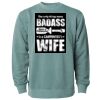 Unisex Midweight Pigment-Dyed Crewneck Sweatshirt Thumbnail