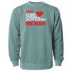 Unisex Midweight Pigment-Dyed Crewneck Sweatshirt Thumbnail