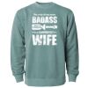 Unisex Midweight Pigment-Dyed Crewneck Sweatshirt Thumbnail