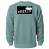 Unisex Midweight Pigment-Dyed Crewneck Sweatshirt Thumbnail