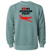 Unisex Midweight Pigment-Dyed Crewneck Sweatshirt Thumbnail