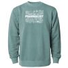 Unisex Midweight Pigment-Dyed Crewneck Sweatshirt Thumbnail