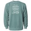 Unisex Midweight Pigment-Dyed Crewneck Sweatshirt Thumbnail