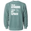 Unisex Midweight Pigment-Dyed Crewneck Sweatshirt Thumbnail