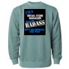 Unisex Midweight Pigment-Dyed Crewneck Sweatshirt Thumbnail