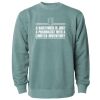 Unisex Midweight Pigment-Dyed Crewneck Sweatshirt Thumbnail