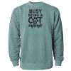 Unisex Midweight Pigment-Dyed Crewneck Sweatshirt Thumbnail