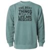 Unisex Midweight Pigment-Dyed Crewneck Sweatshirt Thumbnail