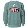 Unisex Midweight Pigment-Dyed Crewneck Sweatshirt Thumbnail