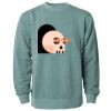 Unisex Midweight Pigment-Dyed Crewneck Sweatshirt Thumbnail