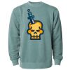 Unisex Midweight Pigment-Dyed Crewneck Sweatshirt Thumbnail