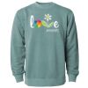 Unisex Midweight Pigment-Dyed Crewneck Sweatshirt Thumbnail